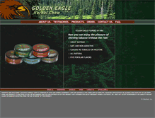 Tablet Screenshot of goldeneaglechew.com